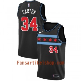 Chicago Bulls Trikot Wendell Carter Jr. 34 2018-19 Nike City Edition Schwarz Swingman - Herren